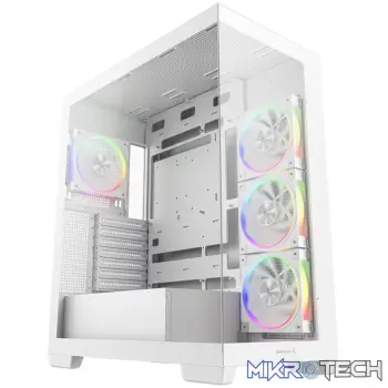 DeepCool CG580 4F V2 ARGB ATX Gaming Chassis – White