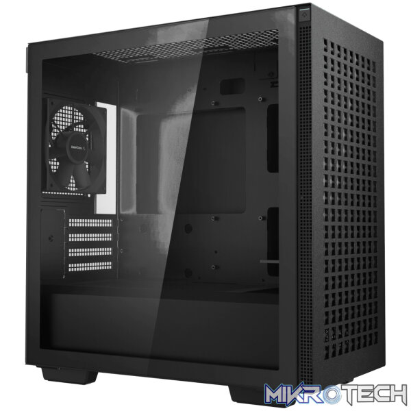 DeepCool CH370 Micro-ATX Gaming Chassis - Black - Image 2
