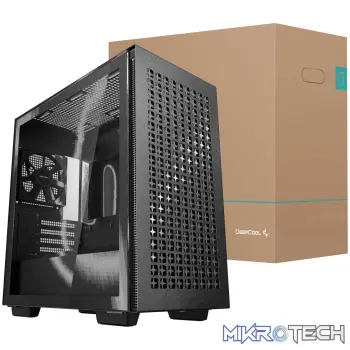 DeepCool CH370 Micro-ATX Gaming Chassis - Black