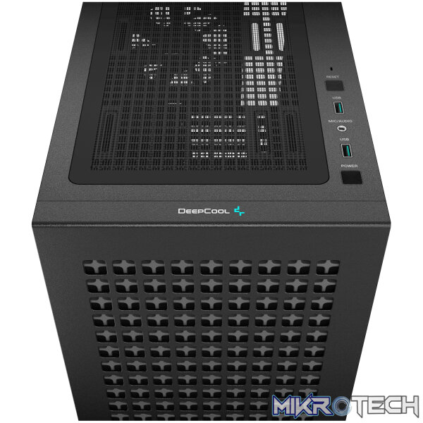 DeepCool CH370 Micro-ATX Gaming Chassis - Black - Image 5