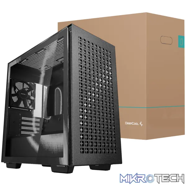 DeepCool CH370 Micro-ATX Gaming Chassis - Black DeepCool CH370 Micro-ATX Gaming Chassis - Black
