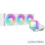 DeepCool LE360 V2 ARGB 360mm AIO Liquid Cooler - White - Image 2