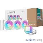 DeepCool LE360 V2 ARGB 360mm AIO Liquid Cooler - White