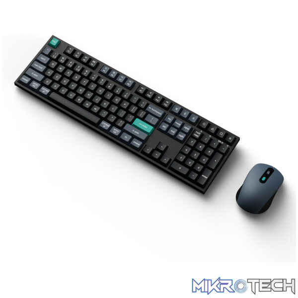 Keychron B36 100% Layout Wireless Keyboard and Mouse Combo – Black/Green Keychron B36 100% Layout Wireless Keyboard and Mouse Combo – Black/Green