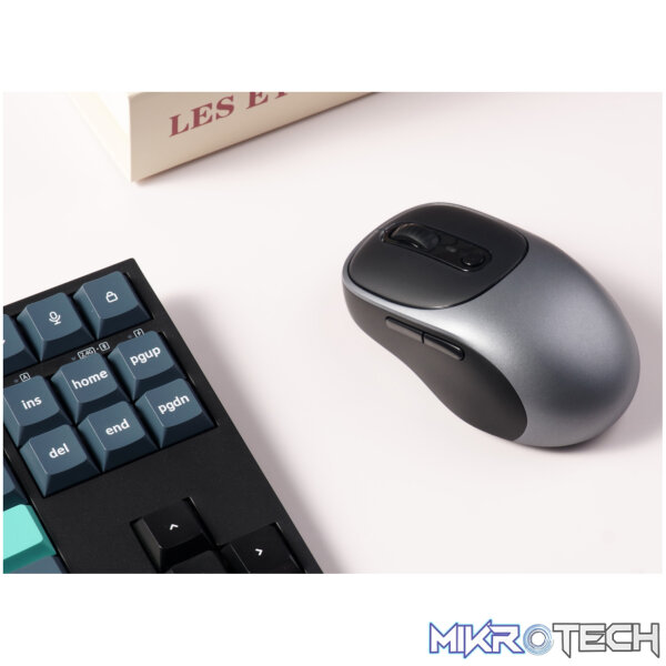 Keychron BM24 Wireless Silent Mouse - Metal Grey - Image 3