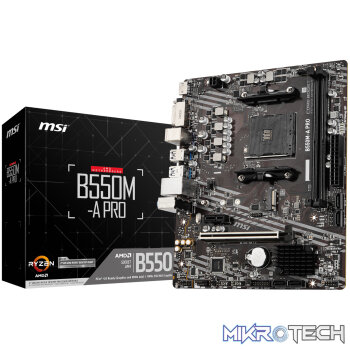 MSI B550M-A Pro AM4 M-ATX Motherboard