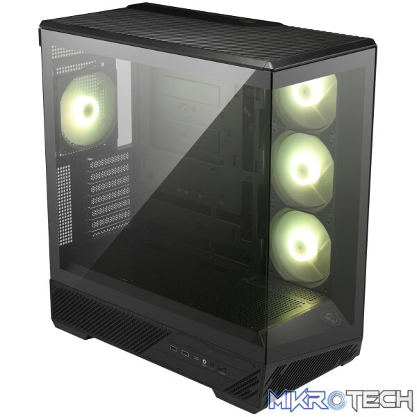 MSI MAG PANO 130R PZ ATX Gaming Chassis - Black - Image 4