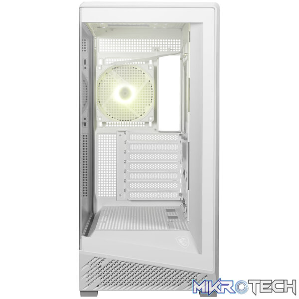 MSI MAG PANO 130R PZ ATX Gaming Chassis - White - Image 2