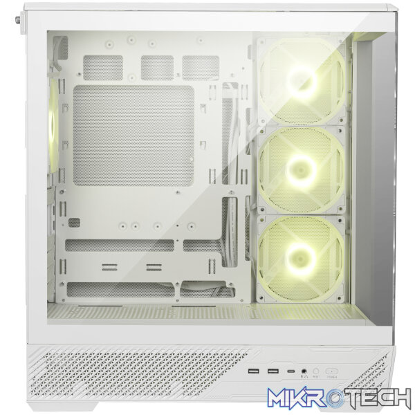 MSI MAG PANO 130R PZ ATX Gaming Chassis - White - Image 6