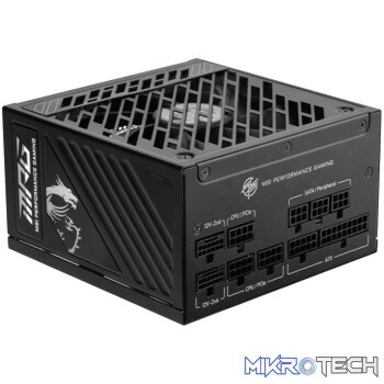 MSI MPG A1000GS PCIe 5 80 PLUS Gold Modular Power Supply