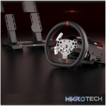 PXN V10 Ultra 270/900° 3.2nm Direct Drive USB Steering Wheel with Hall Effect Dual Pedals - Image 4