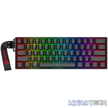 Redragon FIZZ Magnetic Plus 60% RGB Gaming Keyboard - Black