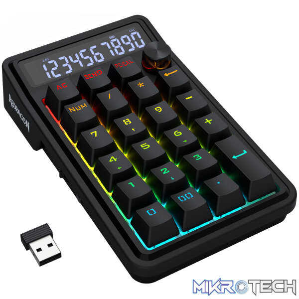 Redragon K733 COVE RGB Wireless Mechanical Numpad - Image 3