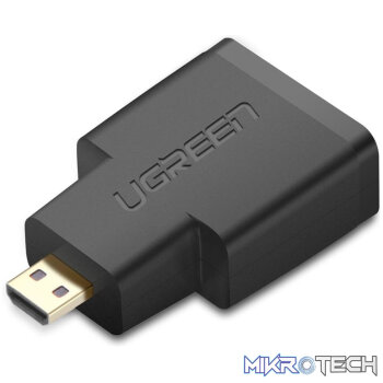 UGreen Micro HDMI Male to HDMI Female Adapter – Black