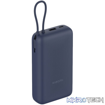 Xiaomi 33W Power Bank 20000mAh (Integrated Cable) – Blue