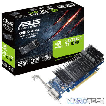 ASUS GeForce GT1030 2GB GDDR5 Low Profile Silent Graphics Card