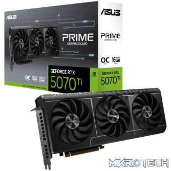 ASUS PRIME GeForce RTX 5070 Ti 16GB GDDR7 OC Edition Graphics Card