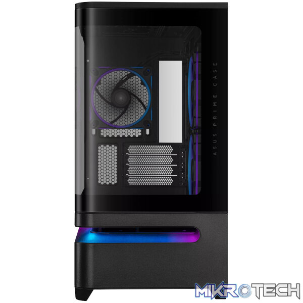 ASUS Prime AP202 ARGB Micro-ATX Gaming Chassis - Black - Image 2