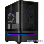 ASUS Prime AP202 ARGB Micro-ATX Gaming Chassis - Black