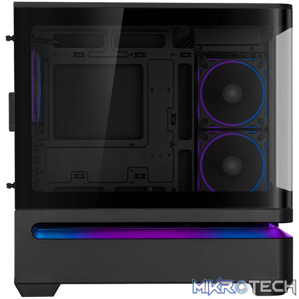 ASUS Prime AP202 ARGB Micro-ATX Gaming Chassis - Black - Image 4