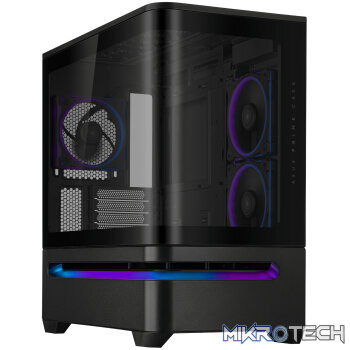 ASUS Prime AP202 ARGB Micro-ATX Gaming Chassis - Black