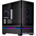 ASUS Prime AP202 ARGB Micro-ATX Gaming Chassis - Black - Image 6