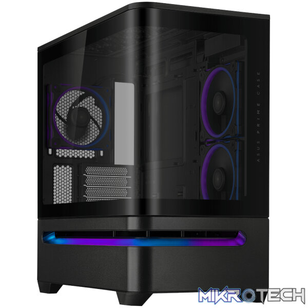 ASUS Prime AP202 ARGB Micro-ATX Gaming Chassis - Black ASUS Prime AP202 ARGB Micro-ATX Gaming Chassis - Black