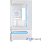 ASUS Prime AP202 ARGB Micro-ATX Gaming Chassis - White - Image 2