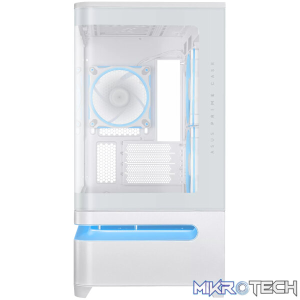 ASUS Prime AP202 ARGB Micro-ATX Gaming Chassis - White - Image 2