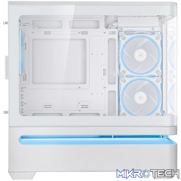 ASUS Prime AP202 ARGB Micro-ATX Gaming Chassis - White - Image 4