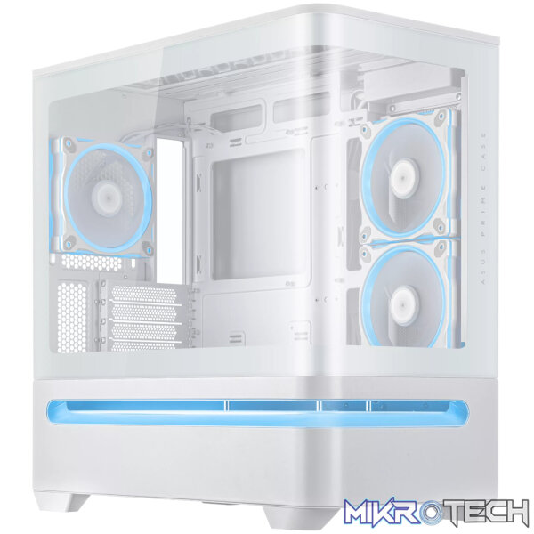 ASUS Prime AP202 ARGB Micro-ATX Gaming Chassis - White - Image 6