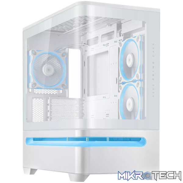 ASUS Prime AP202 ARGB Micro-ATX Gaming Chassis - White ASUS Prime AP202 ARGB Micro-ATX Gaming Chassis - White