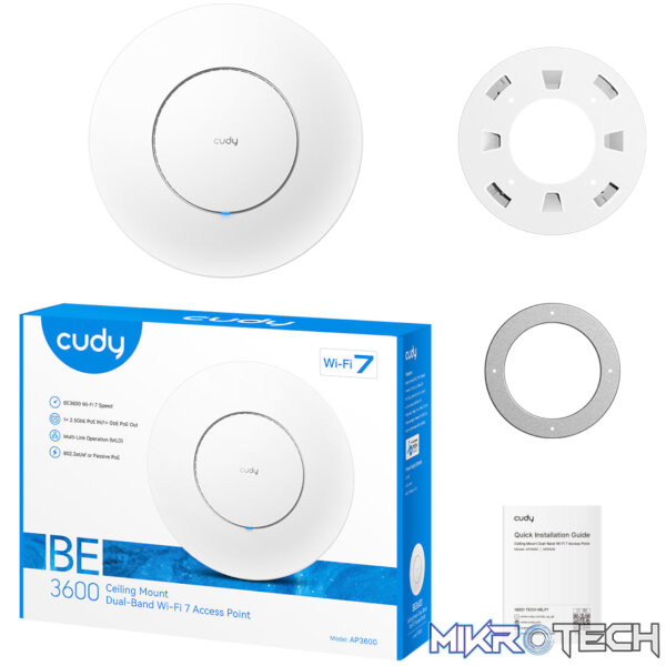 Cudy BE3600 2.5G Dual Band WiFi7 Ceiling Access Point - Image 5