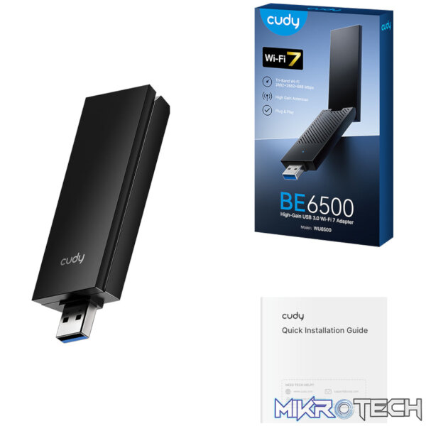 Cudy BE6500 Tir-Band Wi-Fi7 USB 3.0 Adapter - Image 6
