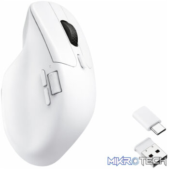 Keychron M6 1K Dual-Wireless Bluetooth and 2.4G Mouse – White