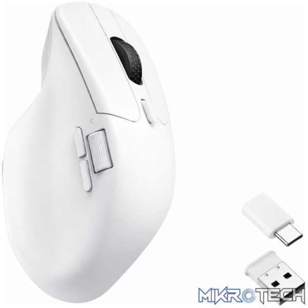 Keychron M6 1K Dual-Wireless Bluetooth and 2.4G Mouse – White Keychron M6 1K Dual-Wireless Bluetooth and 2.4G Mouse – White