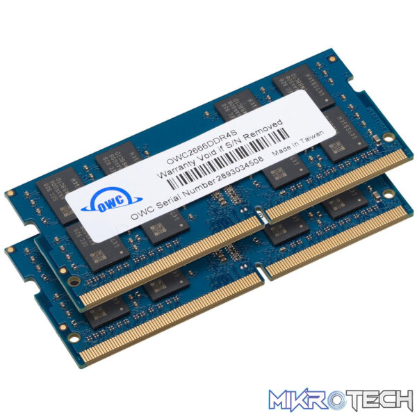 OWC 32GB DDR4 2666MHz SODIMM Memory Upgrade Kit (Mac Mini 2018/iMac 2017-2020) - Image 2