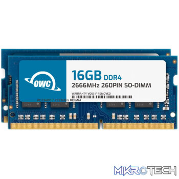 OWC 32GB DDR4 2666MHz SODIMM Memory Upgrade Kit (Mac Mini 2018/iMac 2017-2020)