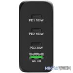 Port Connect GaN 130W PD USB Type-C Wall Charger - Image 4