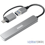 Port Connect USB Type-C to 4-port USB-A 3.0 Hub - Image 2