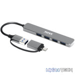 Port Connect USB Type-C to 4-port USB-A 3.0 Hub - Image 3