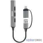 Port Connect USB Type-C to 4-port USB-A 3.0/2.0 Hub