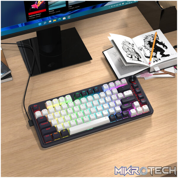 Redragon K673 UCAL 75% Magnetic Ultramag Switch Wired Keyboard - Black - Image 6