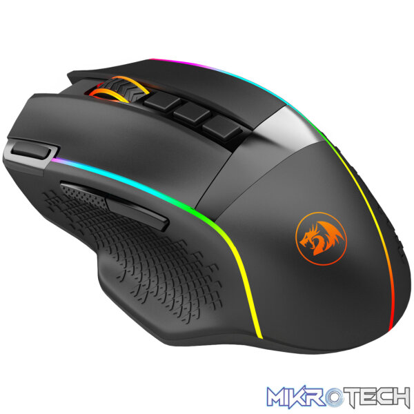 Redragon M991 RGB PRO ENLIGHTENMENT 26000 DPI Wireless Gaming Mouse - Black - Image 3