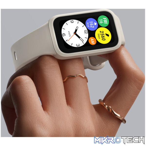 Xiaomi Smart Band 9 Active - Beige White - Image 5