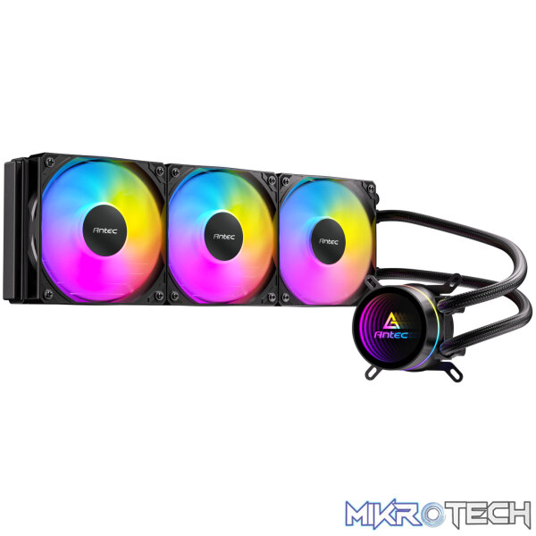 Antec Luna 360 ARGB CPU Liquid Cooler - Black - Image 2