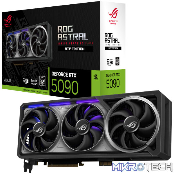 Asus ROG Astral GeForce RTX 5090 32GB GDDR7 BTF Edition Graphics Card Asus ROG Astral GeForce RTX 5090 32GB GDDR7 BTF Edition Graphics Card