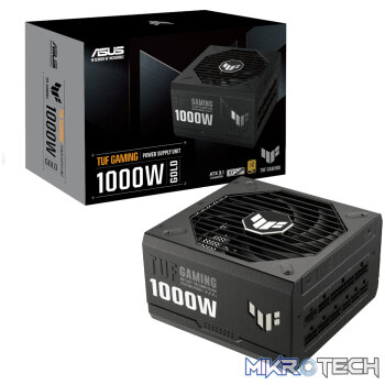 Asus TUF Gaming 1000W 80 PLUS Gold ATX Modular Power Supply - Black