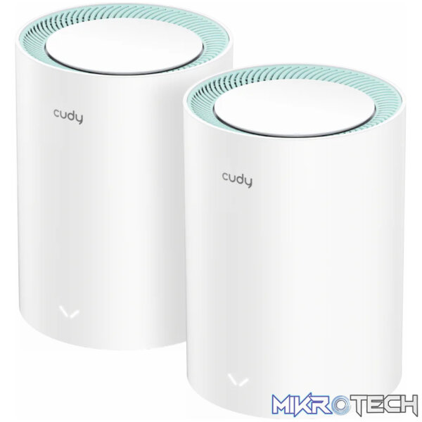 Cudy AX1500 Gigabit Mesh Wi-Fi 6 System – 2 Pack Cudy AX1500 Gigabit Mesh Wi-Fi 6 System – 2 Pack