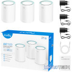 Cudy AX1500 Gigabit Mesh Wi-Fi 6 System – 3 Pack - Image 2